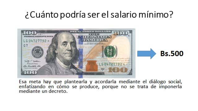 Cendas Una familia necesita 16 dólares diarios para poder costear la